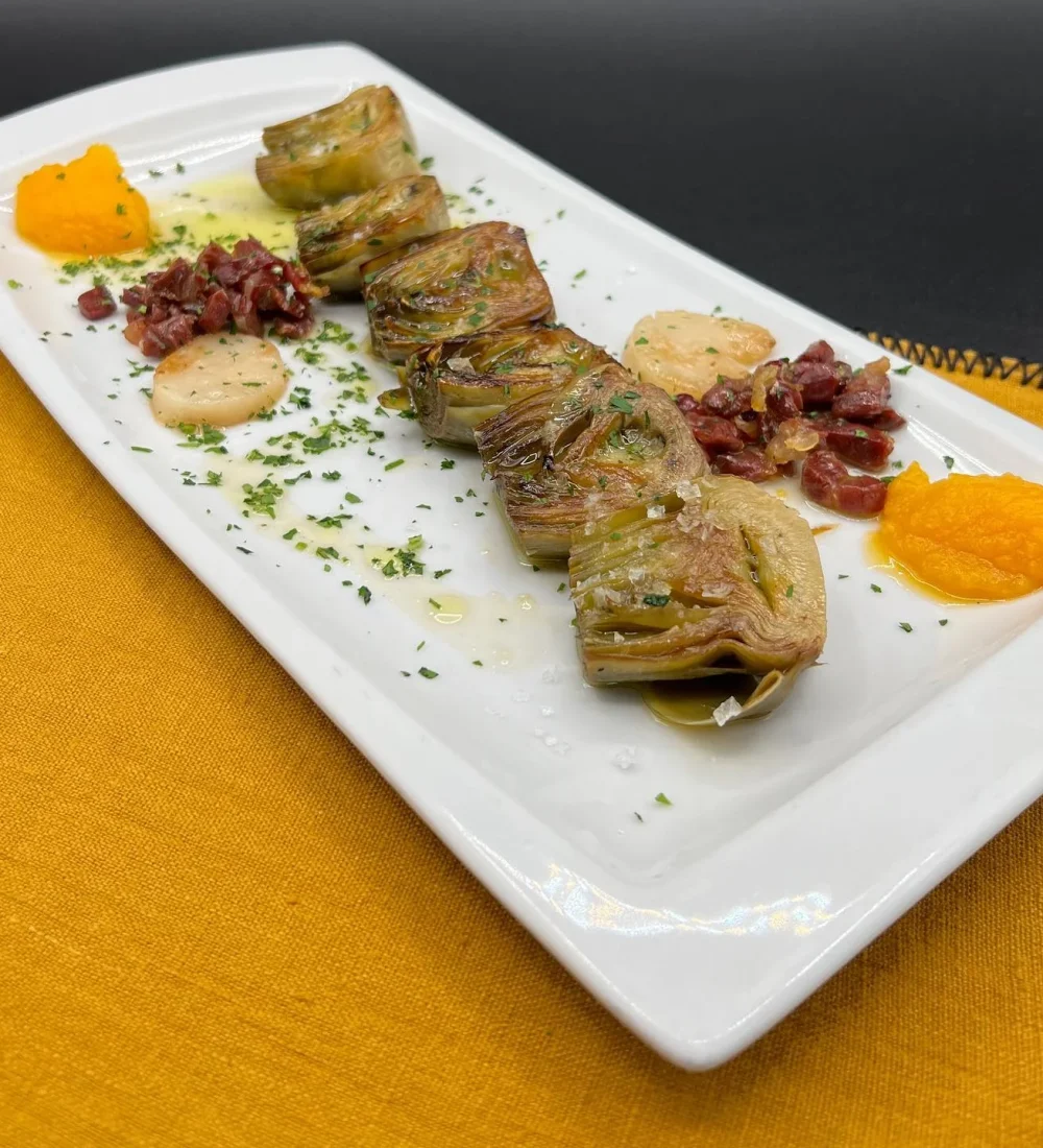 Alcachofas Asador San Martin Orio